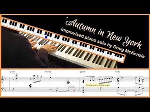 'Autumn In New York' - jazz piano tutorial