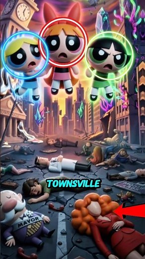 The Powerpuff Girls' Darkest Battle! 😱 #shorts #powerpuffgirls