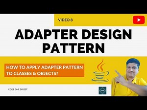 Adapter Design Pattern in Java with Example for Classes & Objects to Create Relations