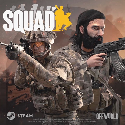 If your friends missed out on last year’s free weekend 👀 don’t let them make the same mistake twice! 💸 Play FREE this weekend, and grab the game for 60% OFF! 👉 bit.ly/squadfree | Squad