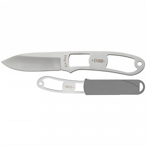 KA-Bar Dozier Skeleton Fixed Blade Knife with Black Hard Plastic Sheath - Tentworld