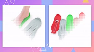 Ciieeo Baby Kids Foot Measuring Device Shoe Size Gauge Accurate Foot Length Tool Portable for Infant Toddler Shoe Measurement