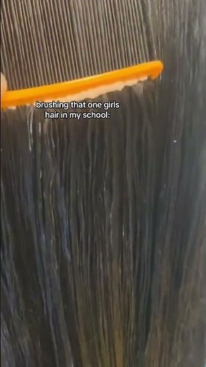 POV: Brushing the Greasiest Hair in School 💀💇‍♀️ | by @idkgoodbyes #hairtok #curlyhair #hair #curl