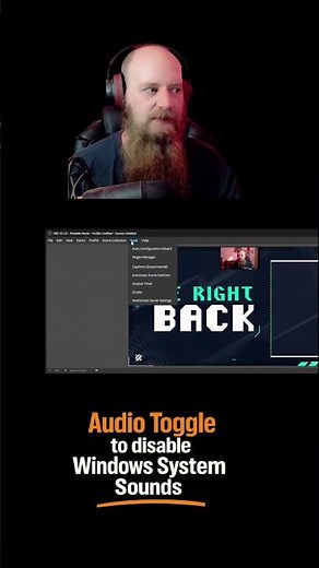 Windows System Sounds Audio Toggle OBS LUA Script