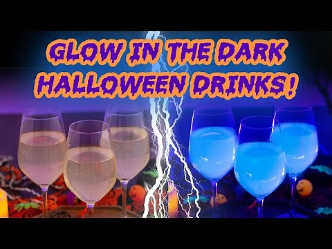 3 Spooky Glow-in-the-Dark Halloween Drinks!