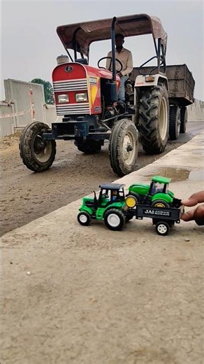 Unboxing sonalika Tractor Trolley & Farm Die-Cast model Testing 🔥 #sonalika​ #tractor​