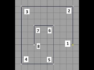 1 draw line using grid + sweep modifier