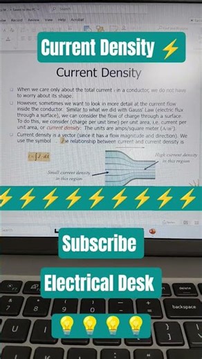 Current Density 🔌💡⚡#electrical #electrician #engineering #electricalengineering