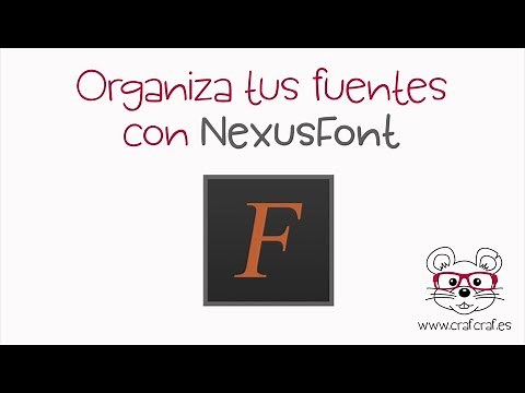 Organiza tus fuentes con NexusFont