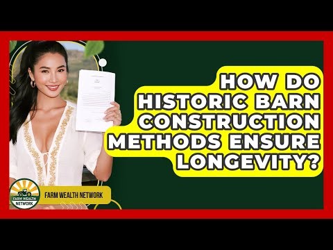 How Do Historic Barn Construction Methods Ensure Longevity? - Farm Wealth Network