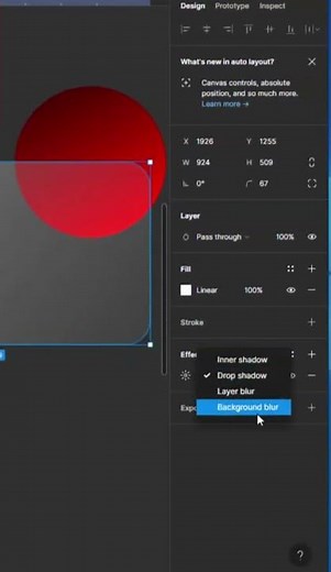 Figma tutorial: glass effect #4