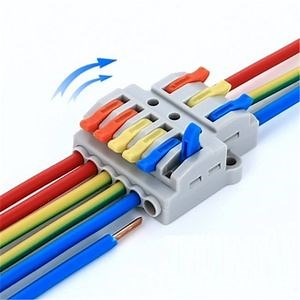 [Hot Item] Connector with Test Hol in 6 out Electric Terminal Block