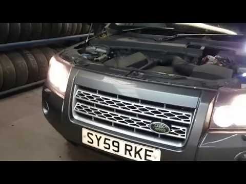 How to replace headlight bulb - Land Rover