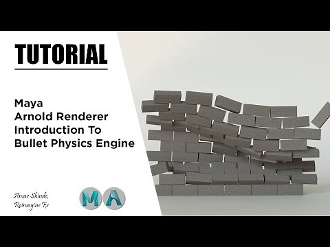 Introduction To Bullet | Maya And Arnold Renderer | Tutorial