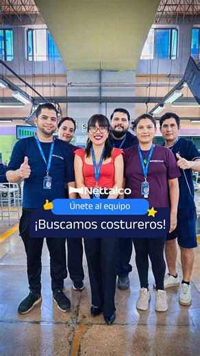 📣 ¡CONVOCATORIA MASIVA EN NETTALCO! 🤩 👀 ¡Estamos buscando COSTUREROS con talento y ganas de crecer! 🧵✂️ Únete a nuestra gran familia y sé parte de un equipo que sigue creciendo 💪✨ 📍 Acércate a nuestras sedes: 💪🏻 Calle Vulcano 115, Ate 📲 980 266 733 💪🏻 Jr. Rodolfo Beltrán 984, Cercado de Lima 📲 971 459 732 📝 Postula ahora: ✅ Ingresa y completa el formulario 🔗 https://forms.office.com/r/LRiPv5yfvW 📲 Únete a nuestro canal para más información: 🔗 https://acortar.link/m6YWTF #nettalco