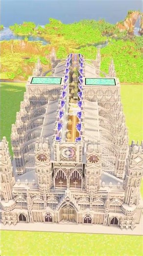 Minecraft: Medieval Cathedral BuildTimelapse #minecraft