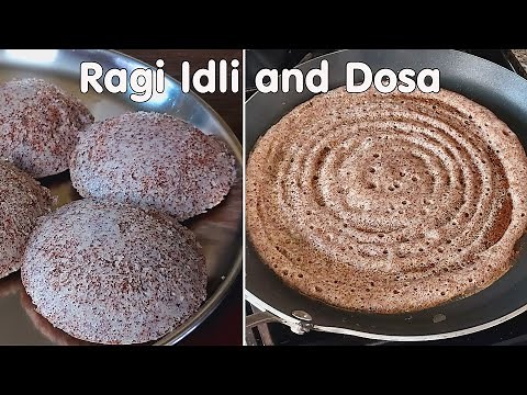 Ragi Idli and Dosa Recipe | Healthy Weight loss Recipe | Finger Millet Recipe | 1 Batter 2 recipe