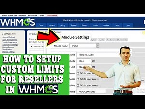 HOW TO SETUP CUSTOM LIMITS FOR RESELLERS IN WHMCS? [STEP BY STEP]☑️