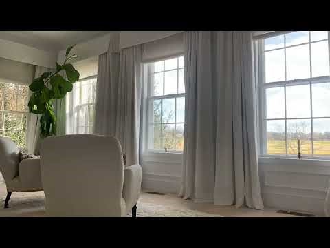 Motorized Drapery Installation | Luxury Window Treatments | Old Cove Integrators
