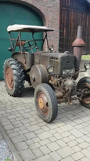 Lanz Bulldog Leerlauf. Kombibulldog Vorkrieg