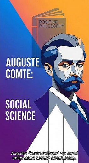 Auguste Comte: Course of Positive Philosophy - in One Minute!