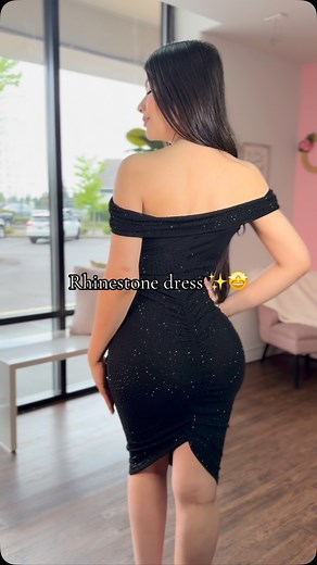 Brez Clothing on Instagram: "1 or 2? The prettiest rhinestone dress is here! ✨😍 🔍 “classy meets sexy rhinestone dress” Model @l.lucateroo #fyp #fypシ #parati #fypage #fy #shopsmall #smallbusiness #vestidos #dress #dresses #latina #fiesta"