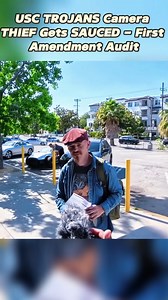 USC TROJANS Camera Thief Gets SAUCED – First Amendment Audit #FirstAmendment #Audit | Secret Agents