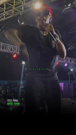 Pana by Tekno - Lyrics Video