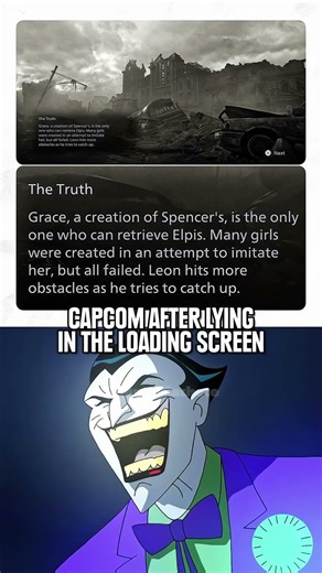 Fake Loading Screen Information #residentevilrequiem #residentevil9