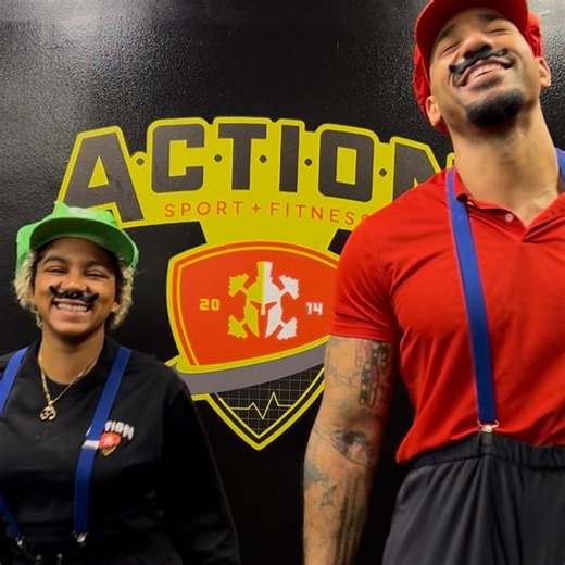 Our Halloween theme might be Mario, but we’re serious about helping you power up. Join our personal training program as a new client and get essentially 1 month FREE no mushrooms required 🍄👊 Go to www.actionsportandfitness.com to start with a free consultation! #halloween #personaltraining #fall #supermario | Action Sport & Fitness