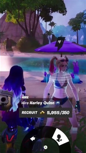 Fortnite: Hiring Harley Quinn on Battle Royale | Corascana