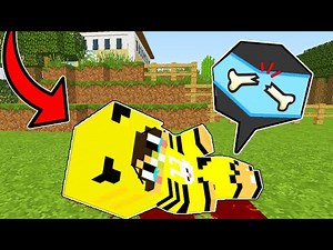 ELTÖRT A FIAM LÁBA A MINECRAFT-BAN! 😱