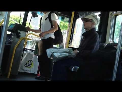 Angry Old Woman Yells at Bus Driver