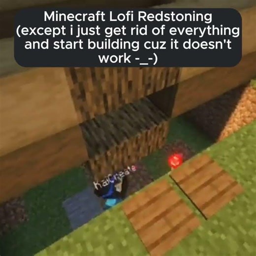 Redstone lowkey sucks #shorts #minecraft #lofi #minecraftlofi #redstone