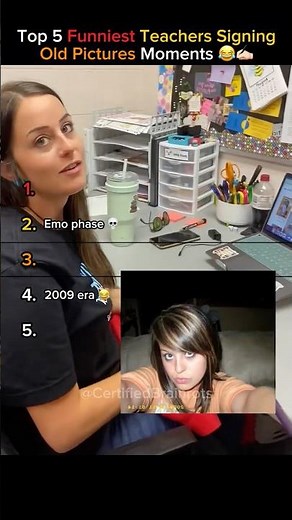 Top 5 Funniest Teachers Signing Old Pictures Moments (Autographing Throwback Pics!) 😂✍🏻