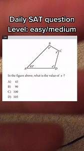 simple geometry. #sat #psat #yourbummymathtutor #DenimYourWay #katespadenyonthemove #testprep #math #satmath #caryhan | Math Hack