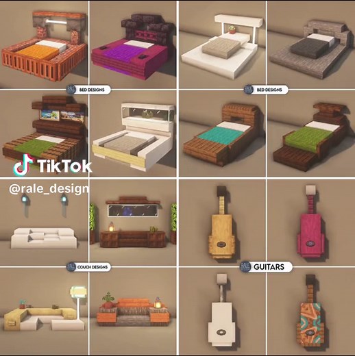 Creative Living Room Designs in Minecraft