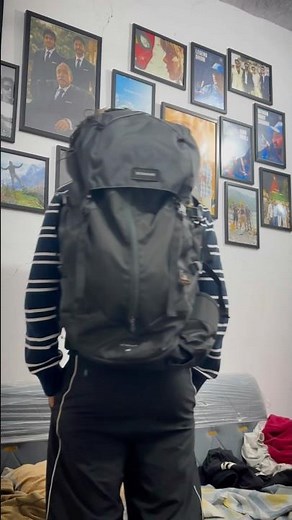 MT 100 backpack decathlon | SIMOND Trekking Bag 50L Easy-Fit - MT 100 Black