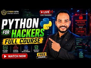 Python for Ethical Hacking Full Tutorial | Beginner to Advanced