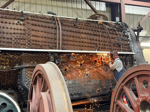 Chesapeake & Ohio Steam Locomotive 614 on Reels