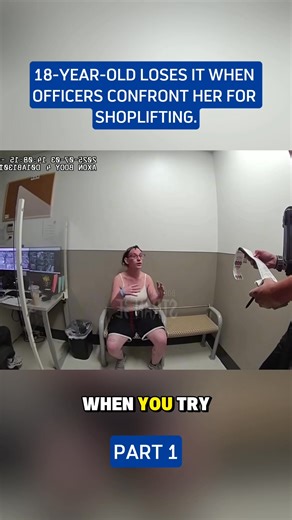 18-year-old loses it when officers confront her for shoplifting | Acces Crime's