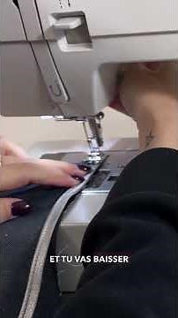 Le pied pour coudre du Passepoil #couturefacile #diy #passepoil #couturedebutant #couture