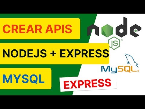 N° 38 | Crear API REST con Node.js, Express y MySql (GET y POST) - CRUD
