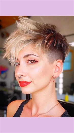 unique hair color ideas for ladies pixie cuts #shorts #pixie #haircolor #haircut