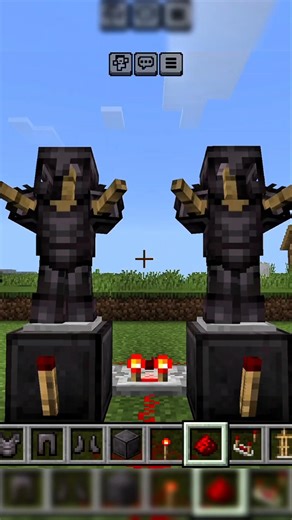 “Minecraft Redstone Dancing Armour Stand 🤯 (Automatic Build Tutorial)”#minecraft #gaming #shorts