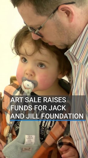 Emma Daly’s son Seán has a rare genetic condition MCAP and she says the support they receive from the Jack and Jill Foundation makes a huge difference to their family. She was speaking as an online art sale was launched to raise funds for the foundation. Art lovers can bid on more than 3,200 ‘incognito’ pieces by celebrity artists, including Jerry Hall, Philip Treacy, Don O’Neill and Hugh Wallace. Read more at the link in bio 📲 #jackandjill #jackandjillfoundation #rtenews | RTÉ News