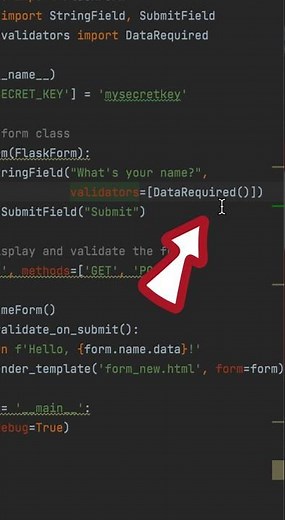 How to use WTF Forms in Flask | Flask tutorial Day 20 #flaskpython #coding