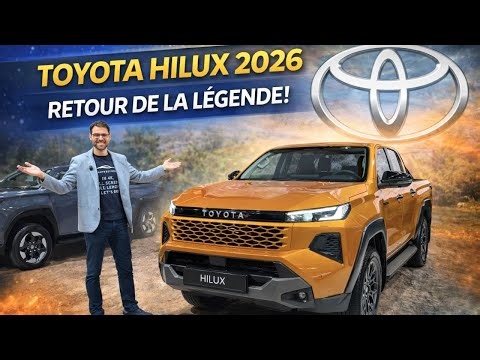 Présentation Toyota HILUX 2026: Motorisation Diesel mise en avant !
