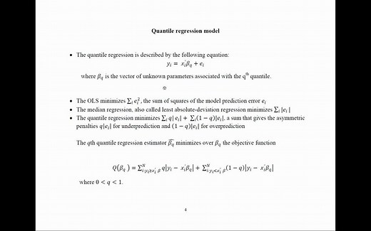 分位数回归简介 | Quantile Regression