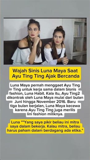 Luna Maya Kec3wa pada Ayu Ting Ting #video #viralvideo #shorts